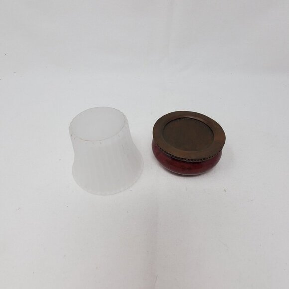 PartyLite Moroccan Spice Mini Votive Candle Holder Frosted - Picture 4 of 8